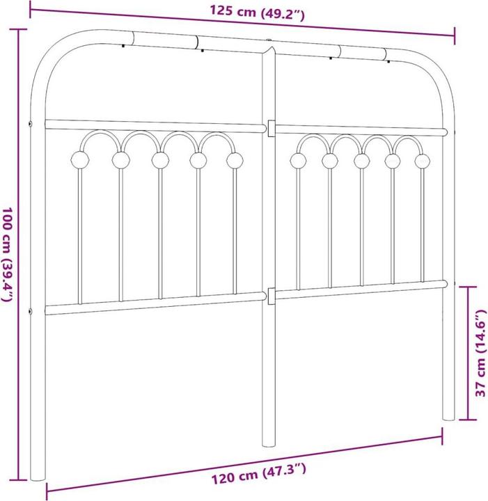 Image du produit VidaXL Kwabina (125 x 3 x 100 cm)