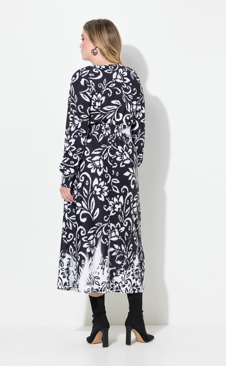 Immagine prodotto Miamoda Maxikleid, A-Linie, Alloverdruck, Langarm (56)