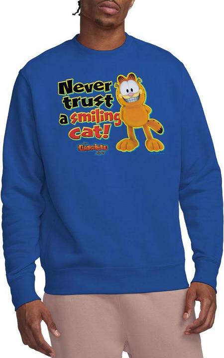 Actual product image Garfield Unisex Adult Smiling Sweatshirt (L)