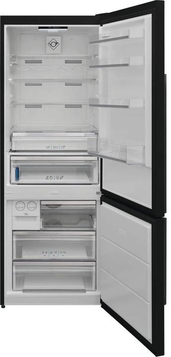 Actual product image De Dietrich Freestanding fridge-freezer DFC7092NA Front BlackSteel and black (481 l)