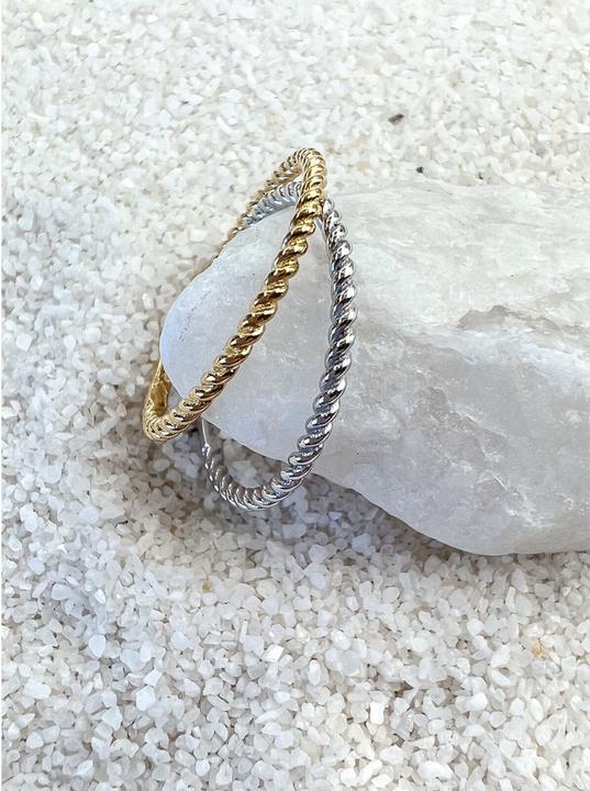 Produktbild Natsumi Schmuck Ring Weissgold 18K/750 fein gedreht (51, 750/18 K Gold)