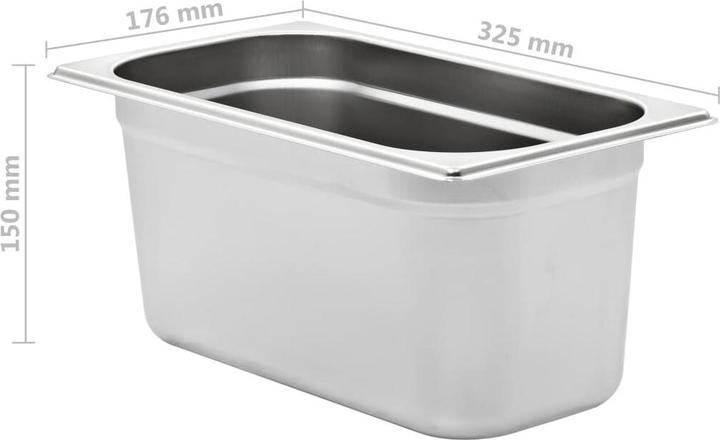 Produktbild vidaXL Gastronorm-Behälter (GN 1/3, 5.70 l)