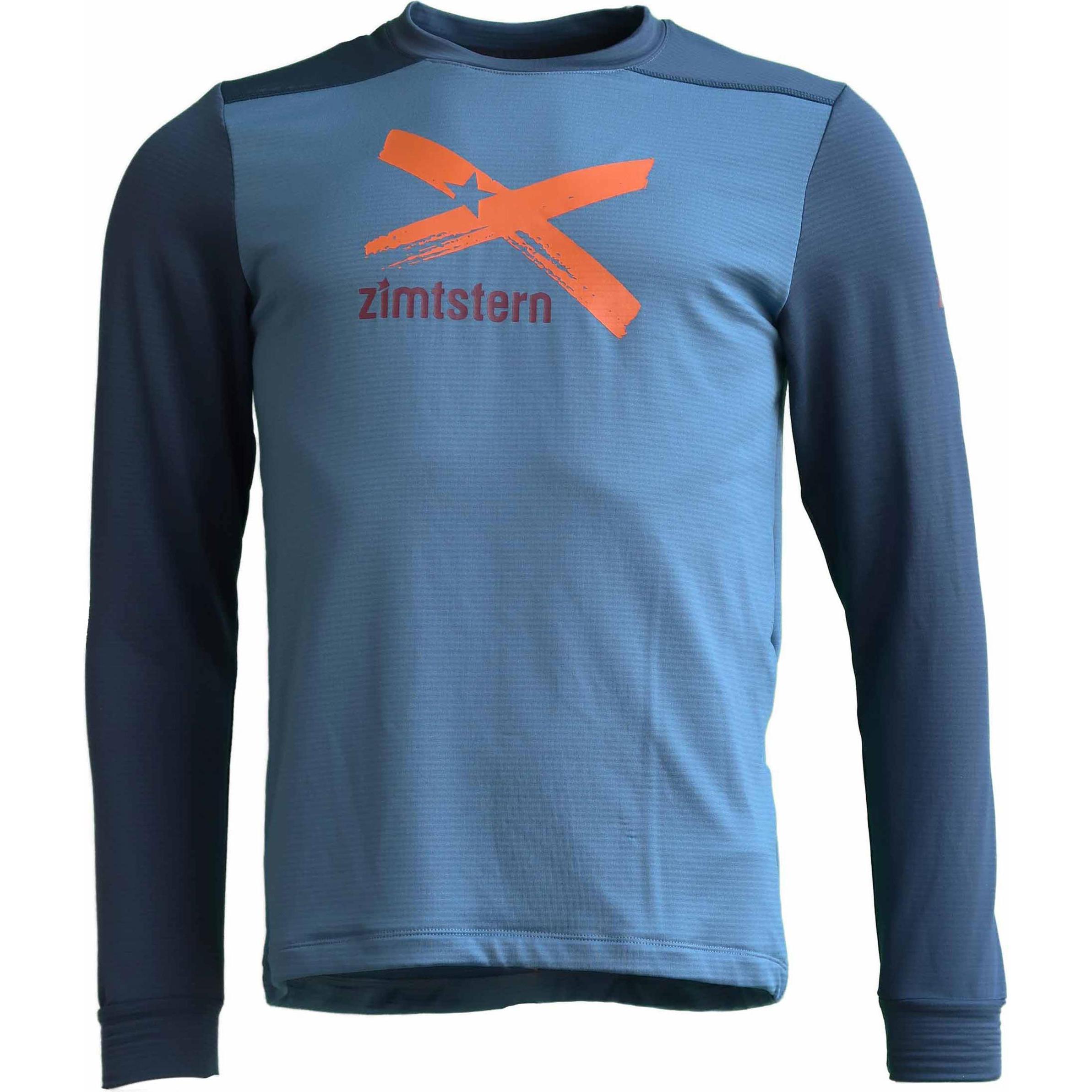 Zimtstern, Herren, Pullover, Crewz Shirt L/S, Blau, (M)