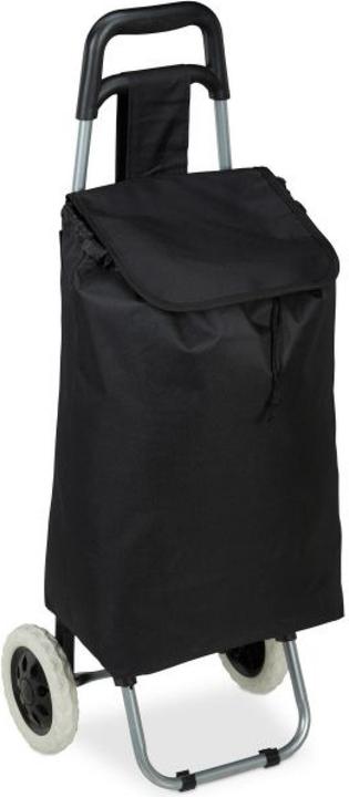 Image du produit Relaxdays Chariot de courses avec sac amovible, pliable