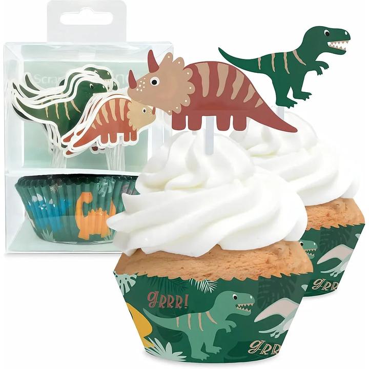 Produktbild ScrapCooking Muffinförmchen und Cake Toppers (5 cm)