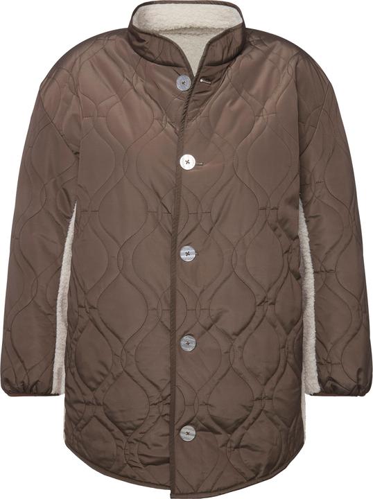 Produktbild Ulla Popken Wendejacke, Stepp/Teddyfleece, Stekragen, recycelt (58)