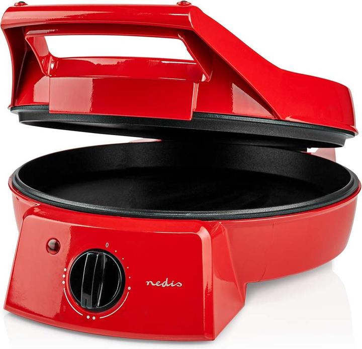 Nedis FCPM100FRD Pizza Maker, aluminium