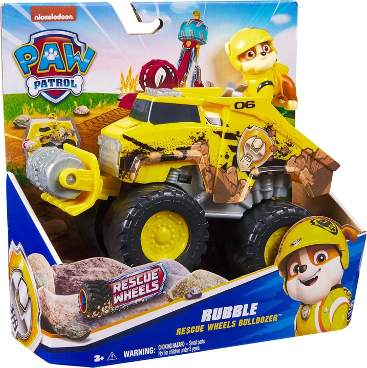 Immagine prodotto Paw Patrol Il Bulldozer di Rubble di Rescue Wheels