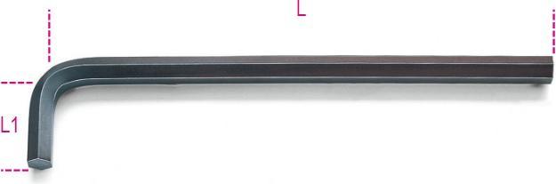 Actual product image BETA 000960920 960920 96L 12 Winkelsteckschlüssel, lange Ausführung brüniert