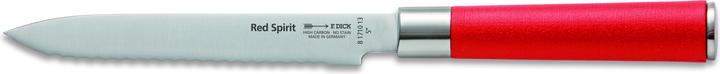 Produktbild F. Dick Red Spirit Allzweckmesser mit Wellenschliff (13 cm Klingenlänge, arbeitet mühelos durch Scha (13 cm)