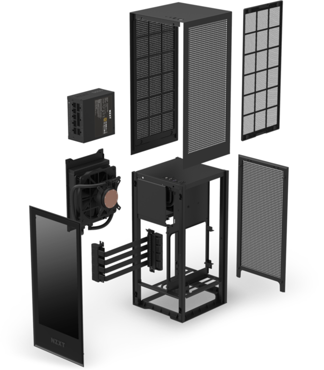 Image du produit NZXT H1 - Black Matte (2021) (Mini-ITX)