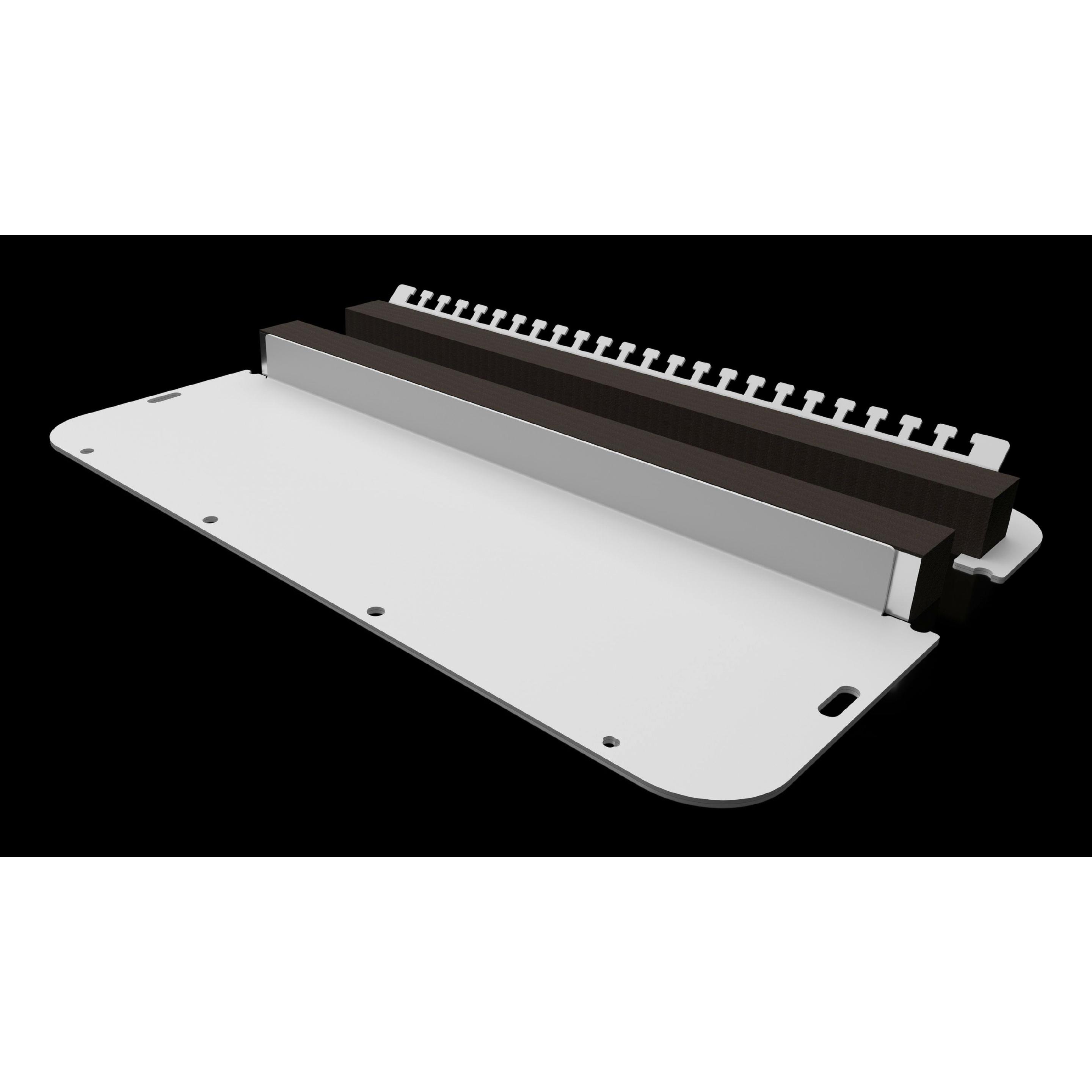 Rittal RITT Metall-Flanschplatte, Serverschrank Zubehör, Grau