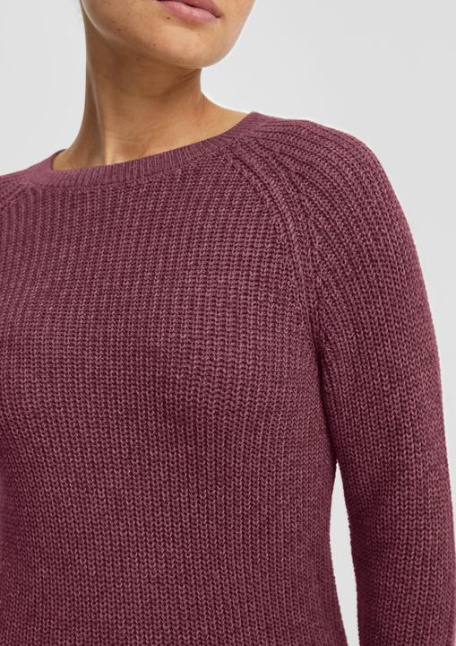 Produktbild S.Oliver Strickpullover Melierter Strickpullover mit Raglanärmeln (XL)