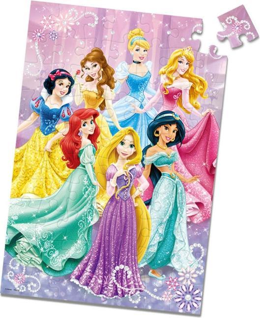 Actual product image Disney Princesses - Children's puzzle 70 pieces "Elegant princess" (70 pieces)