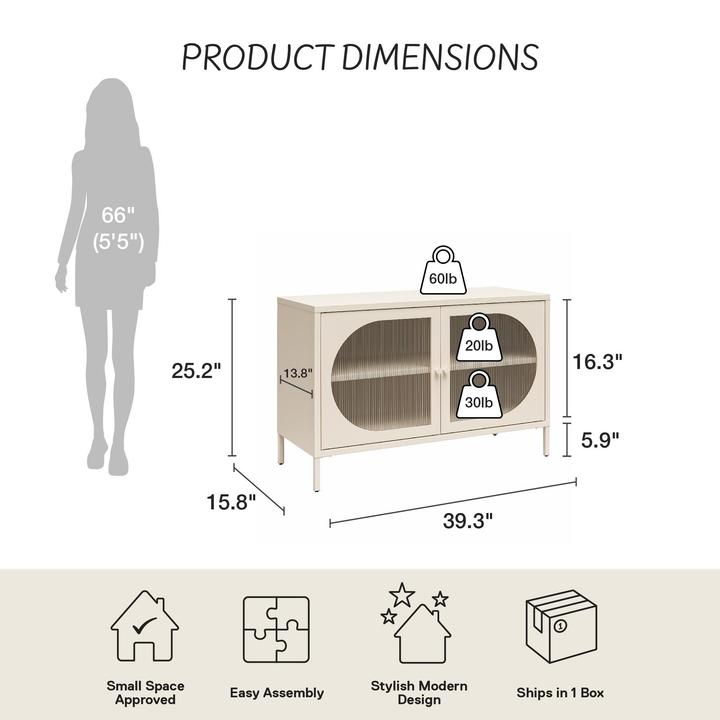 Image du produit Dorel Home Luna (100 x 40 x 64 cm)