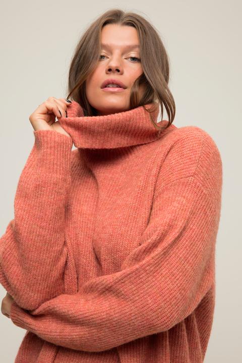 Image du produit Studio Untold Robe oversize en maille, longueur mini, col roulé, manches longues (46, 48)