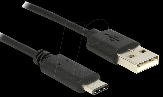 Produktbild Delock USB 2.0 Kabel A-C (0.50 m, USB 2.0)
