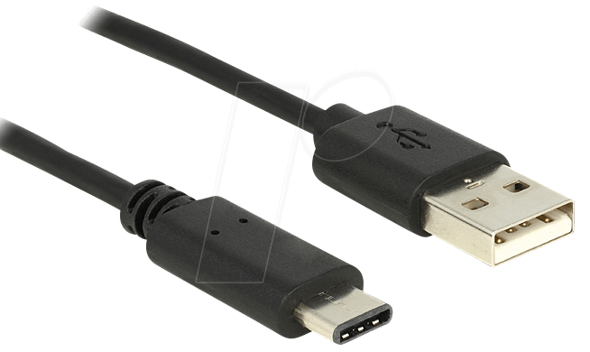 Actual product image Delock USB 2.0 Cable A-C (0.50 m, USB 2.0)
