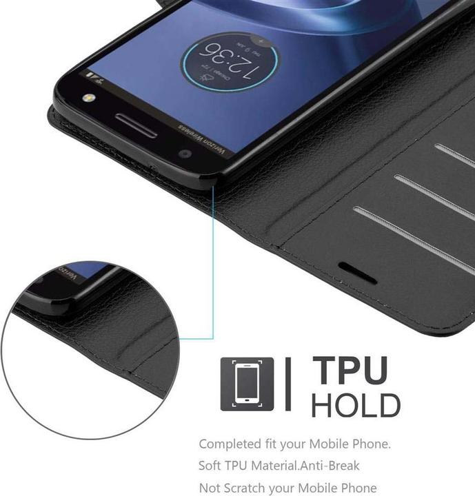 Produktbild Cadorabo Book mit Standfunktion Cover (Motorola Moto Z Force)
