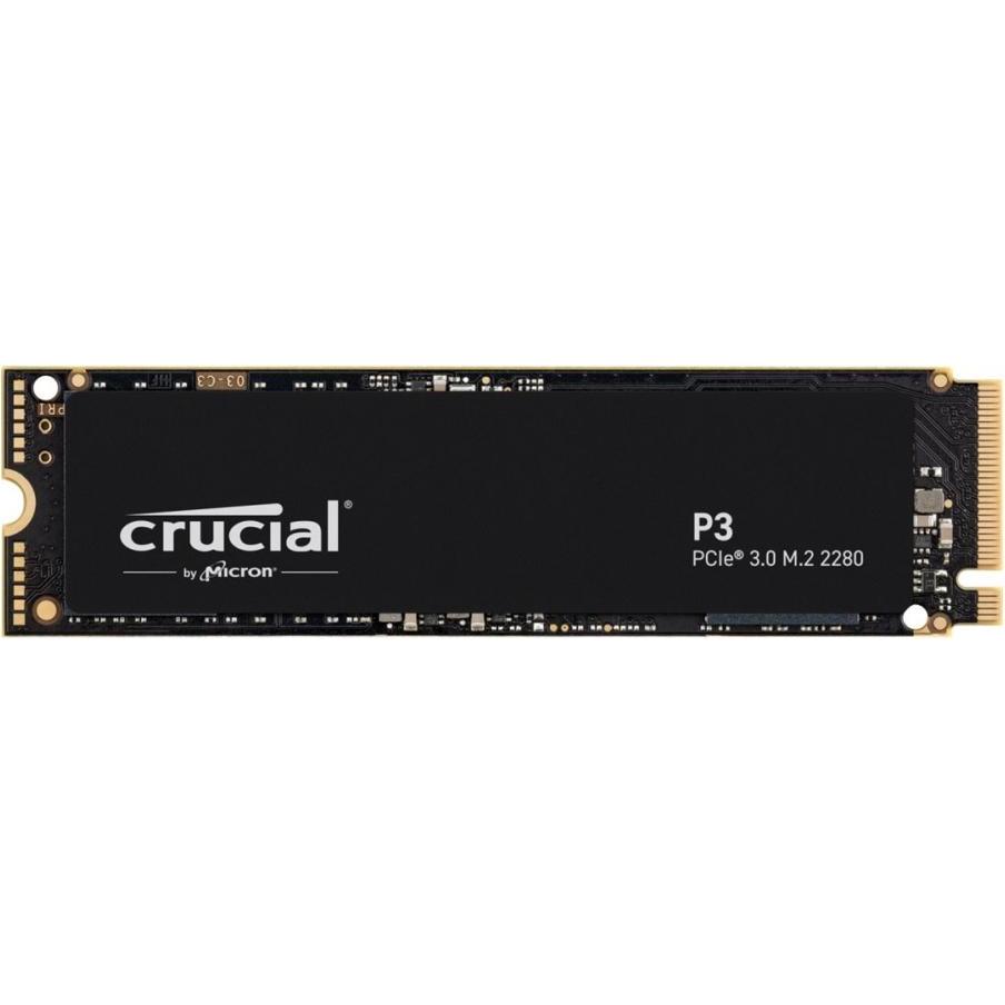 Thumbnail - Crucial P3 - SSD - 500 GB - intern - M.2 2280 - PCIe 3.0 (NVMe) (500 GB, M.2 2280), SSD