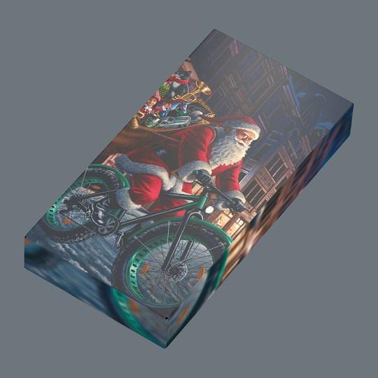 Actual product image Wera Christmas set with 30 1/4" bits with magnetic adapter, Bit-Check 30 Christmas 2024, as a gift (1/4")
