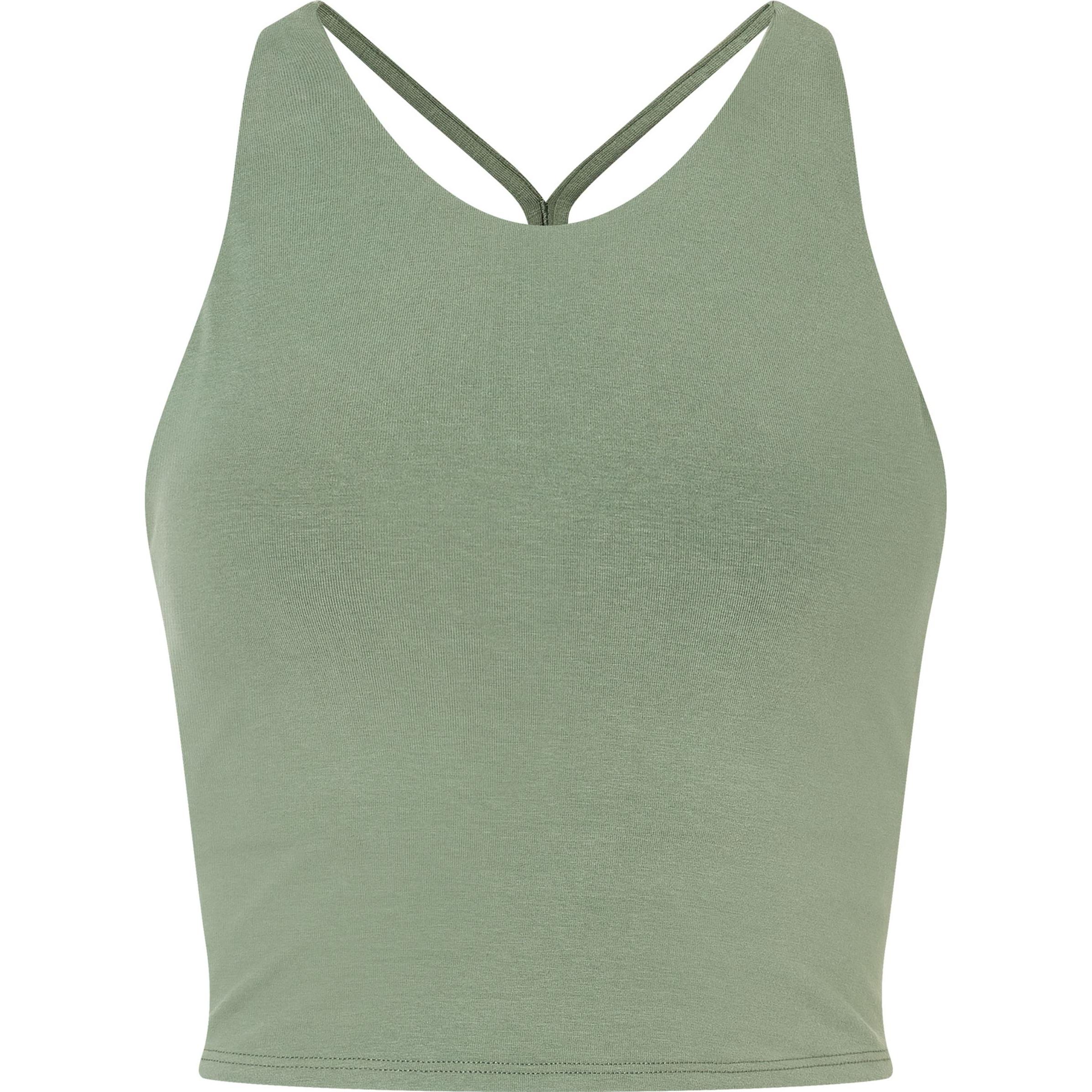 Mandala, Sport-BH, Women's Cross Top (S), Grün, S
