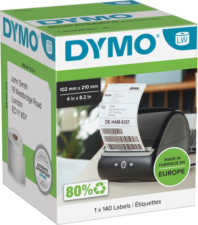 Actual product image Dymo LW shipping labels only for LW 4XL/5XL 0pcs.