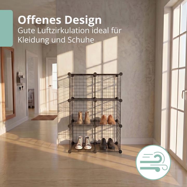 Image du produit Relaxdays étagère modulable (75 x 37 x 110 cm)