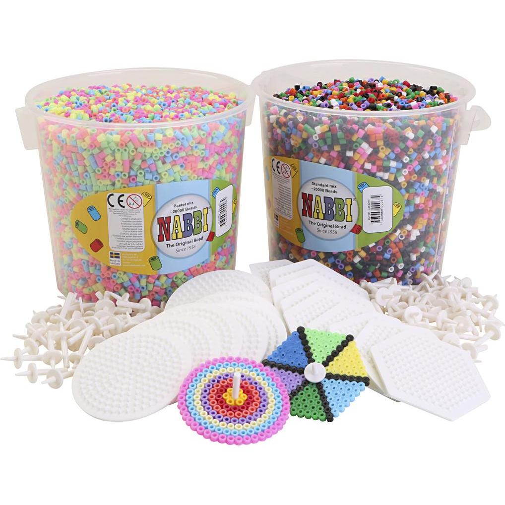 Nabbi Spinning top starter kit with beads