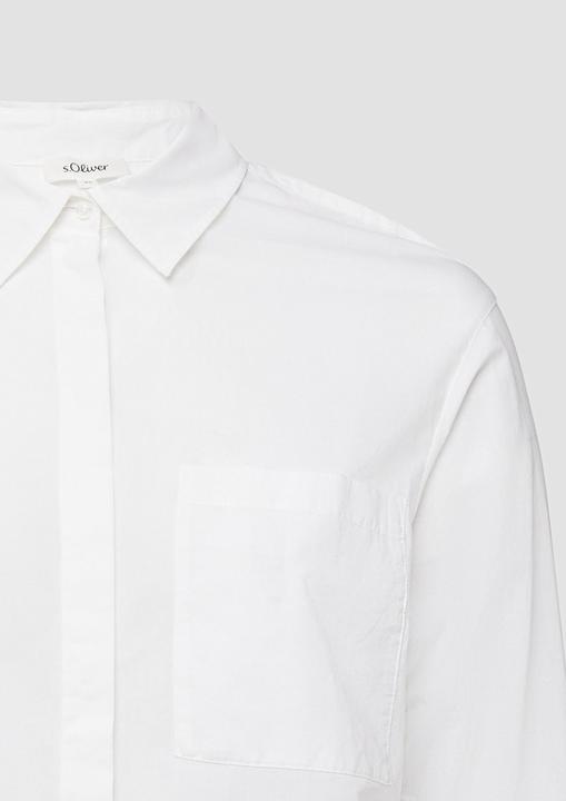 Immagine prodotto s.Oliver Bluse Leichte Hemdbluse aus Baumwollvoile mit Schleifendetail (52)