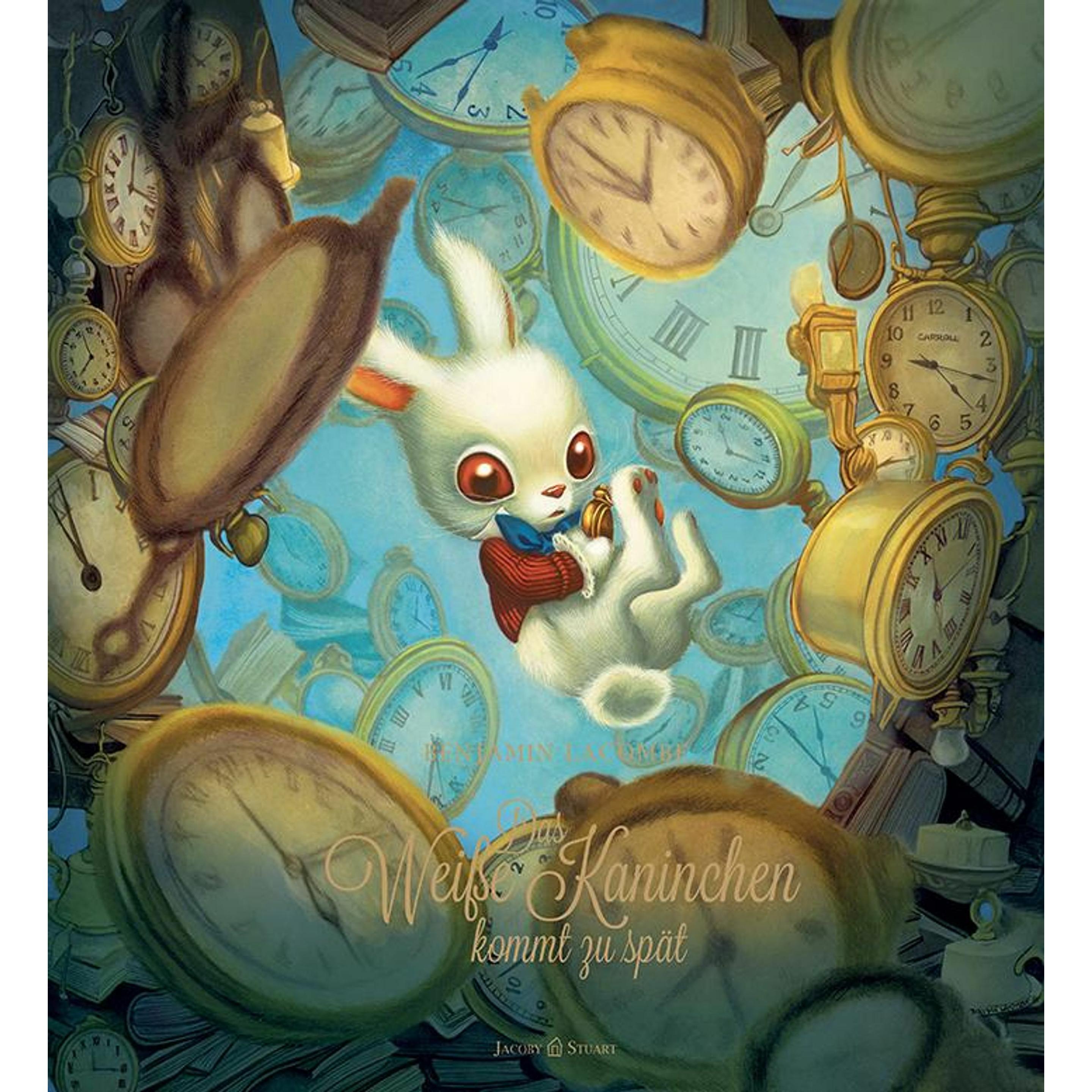 Das Weisse Kaninchen kommt zu spät, Kinderbücher von Benjamin Lacombe
