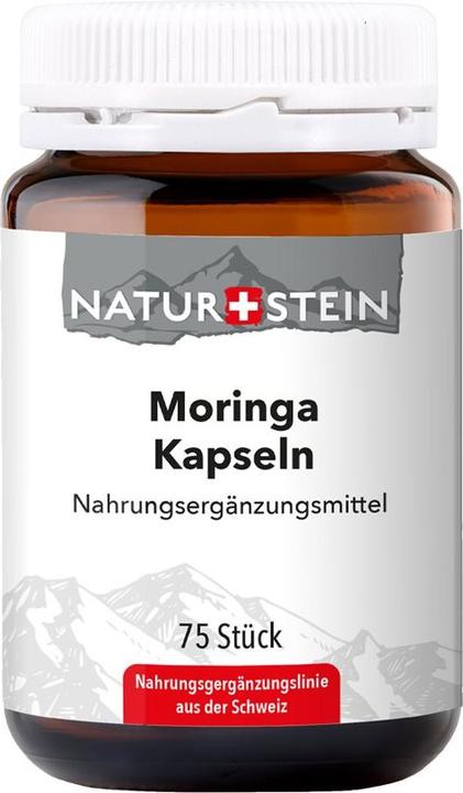 Actual product image Naturstein Moringa capsules (75 pcs., Capsules, 155 g)