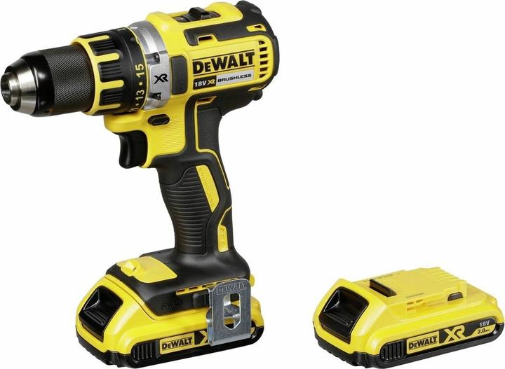 Image du produit DeWalt Perceuse compacte sans balais 18V 2Ah (Fonctionnement sur batterie)