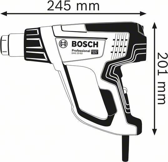 Produktbild Bosch Professional Technical dryer GHG 20-63, 2 Nozzles