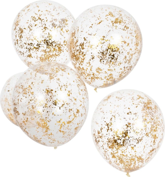 Ginger Ray Ballons pailletés or (5 pièces)