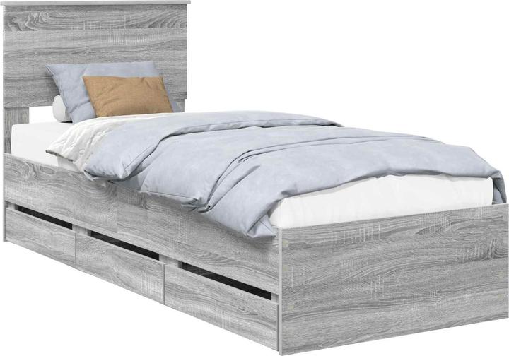 Actual product image vidaXL Moderner Bettrahmen (75 x 190 cm)