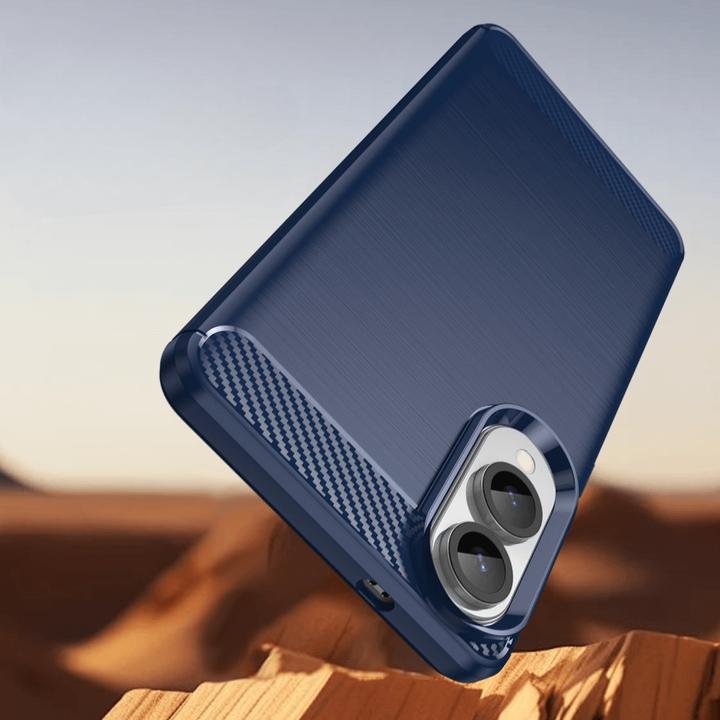 Produktbild Cover-Discount Galaxy S25 Edge - Metall Carbon Look Hülle (Samsung Galaxy S25 Edge)