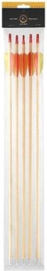 Ek Archery Poe Lang Target Wooden 30 D-027A-B1 Wooden arrows 5 pcs