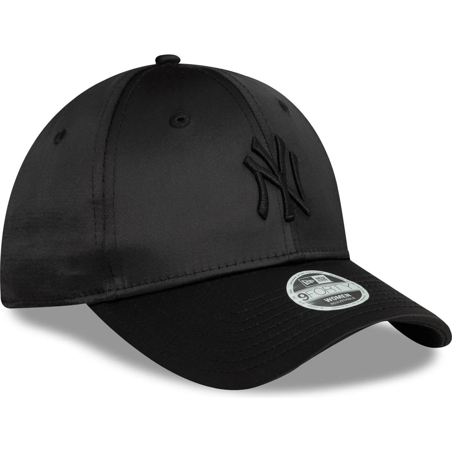 Thumbnail - New Era, Damen, Cap, 9Forty Damen Cap - SATIN New York Yankees schwarz, Schwarz