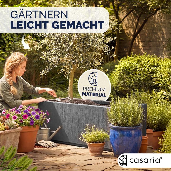 Image du produit Casaria Bac à fleurs (80 x 36 x 36 cm)