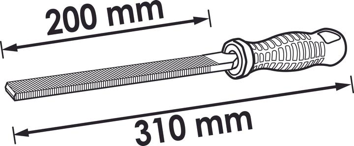 Produktbild Vigor Flachstumpf-Feile ∙ V1787 ∙ 310 mm (310 mm)
