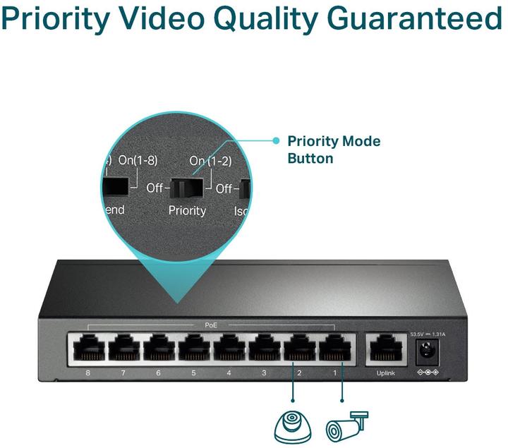 Produktbild TP-Link TL-SF1009P (9 Ports)