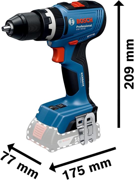 Actual product image Bosch Professional GSB 18V-65