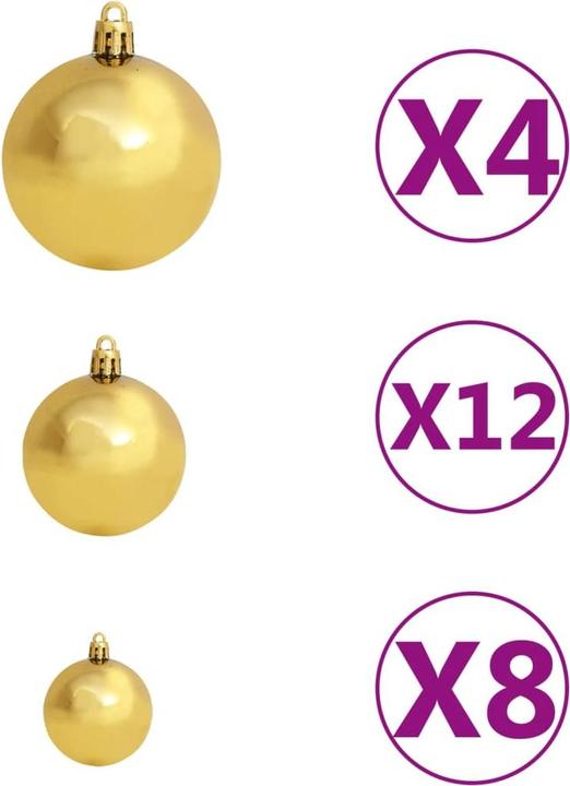 Produktbild vidaXL Weihnachtskugel (100x)