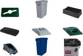 Immagine prodotto Rubbermaid Raccoglitore di materiale riciclabile in plastica (60 l)