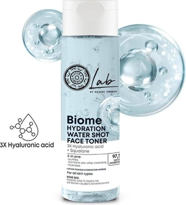Produktbild Natura Siberica Lab Biome Hydration Water Shot Face Toner 200ml (200 ml)