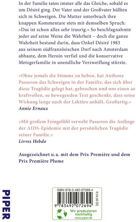 Image du produit Piper Die Schlafenden (Allemand, Anthony Passeron, Claudia Marquardt, 2024)