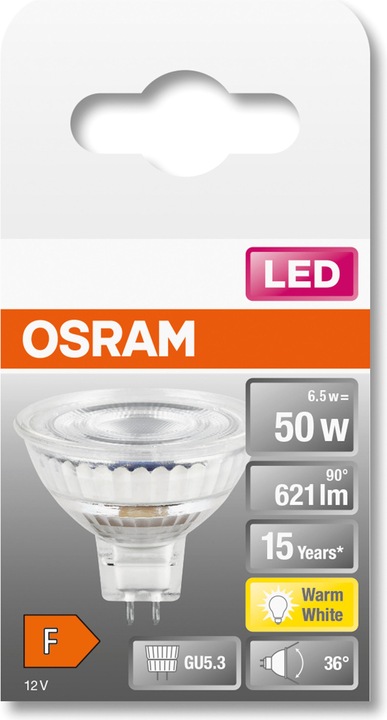 Produktbild Osram Led Star Mr16 (GU5.3, 6.50 W, 621 lm, 1 x, G)