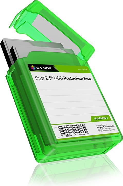 Actual product image Icy Box IB-AC6025-3 Protective housing set for 2x 2.5" SSD/HDD each Set of 3