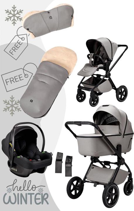 Produktbild Moon Gio 2.0 Kinderwagen Winterset mit COSMO 2.0 inkl. gratis Handmuff und Fusssack